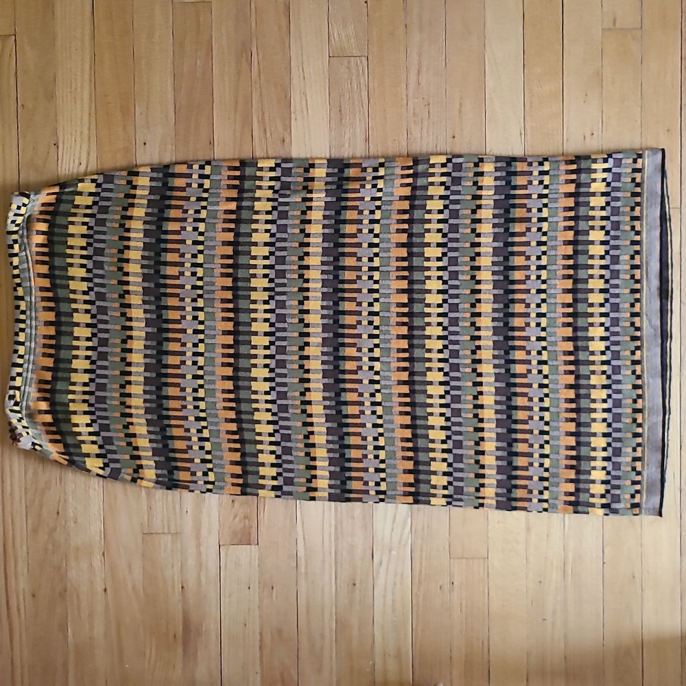 Joan Vass Cotton Maxi Skirt M/L